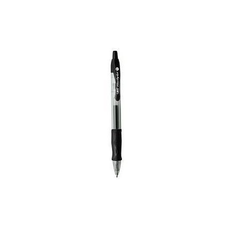 Image of BIC 829157 ballpoint pen Black Clip-on retractable ballpoint pen...