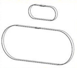 Image of Zebra P1046696-145 printer/scanner spare part Belt 2 pc(s)