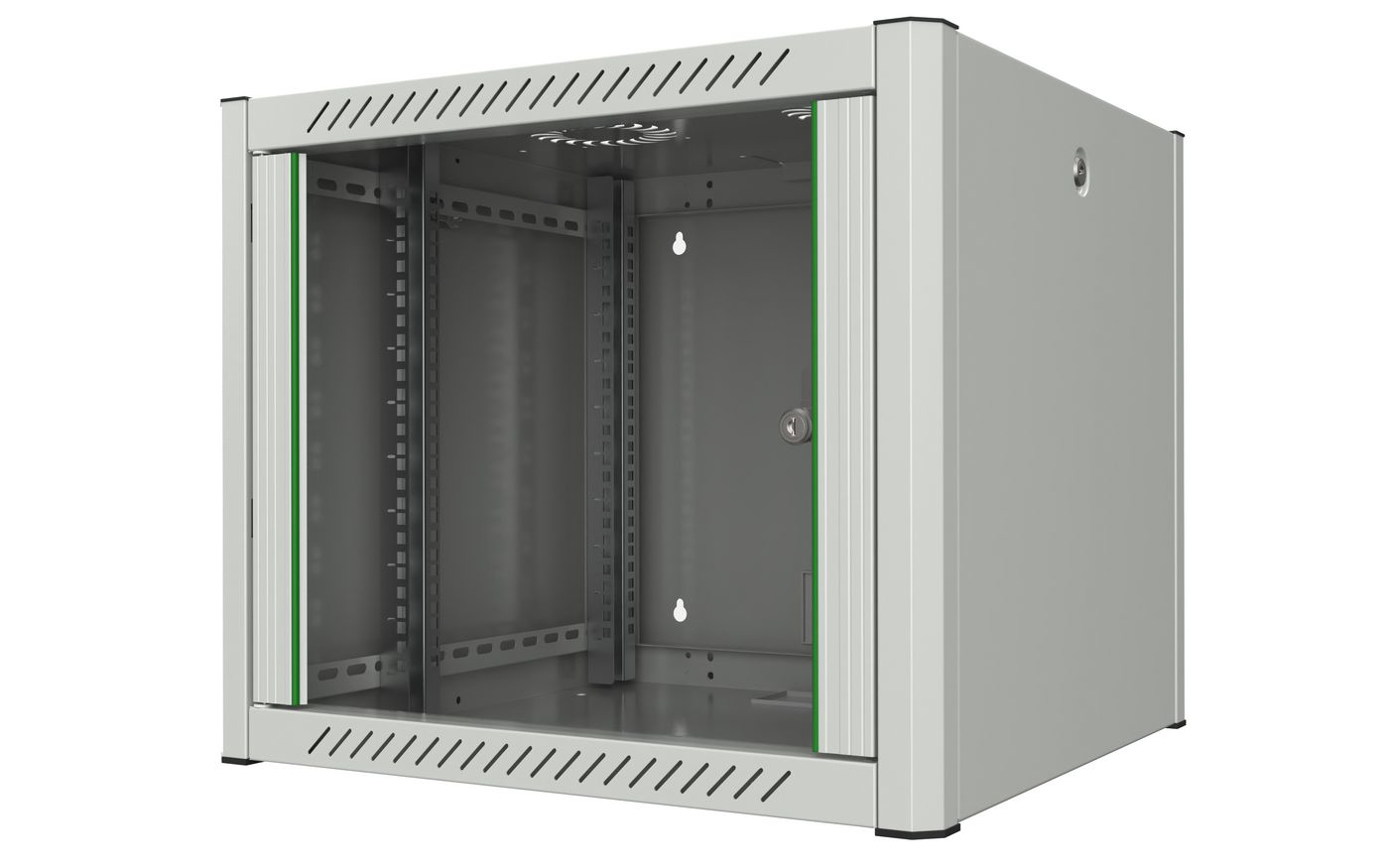 Image of Lanview RWP09U56WH rack cabinet 9U Wall mounted rack White