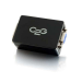 C2G 82401 cambiador de género para cable DVI-D HD15 Negro
