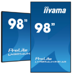 iiyama 98" 4K UHD Professional Digital Signage 24/7 display featuring Android OS, FailOver and OPS PC slot