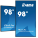 iiyama 98" 4K UHD Professional Digital Signage 24/7 display featuring Android OS, FailOver and OPS PC slot