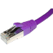Cablenet 1m Cat6a RJ45 Violet S/FTP LSOH 26AWG Snagless Booted Patch Lead