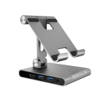 j5create JTS224 Multi-Angle Stand with Docking Station for iPad ProÂ®