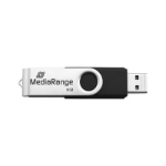 MediaRange MR931-2 USB flash drive 16 GB USB Type-A / Micro-USB 2.0 Silver, Black