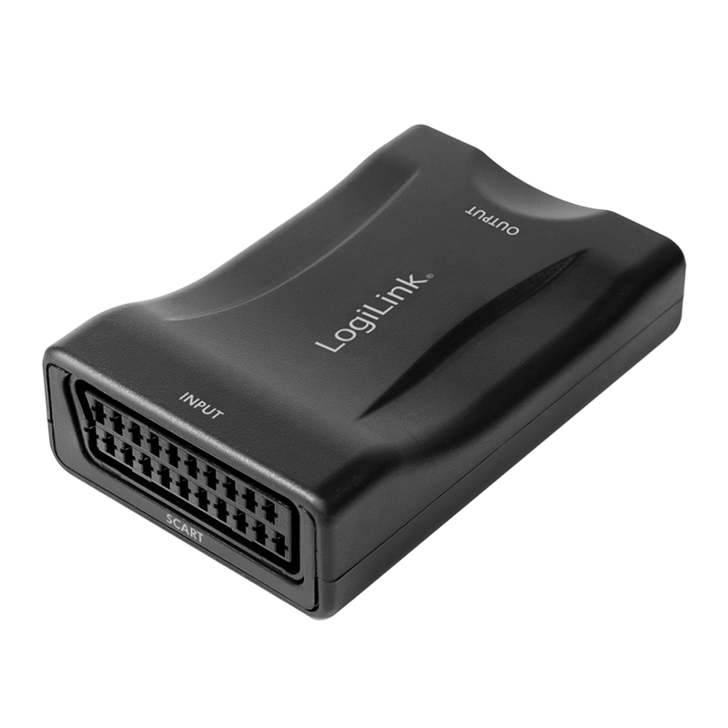 Logilink Black Video Converter. Scart/F To Hdmi-A/F. 1080P.