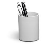 Durable ECO pen/pencil holder Recycled plastic Grey