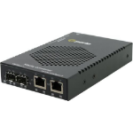 Perle S-1110DHP-DSFP-XT network media converter 1000 Mbit/s Black