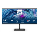 Philips E Line 346E2LAE/75 LED display 86.4 cm (34") 3440 x 1440 pixels Wide Quad HD LCD Black