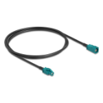 DeLOCK 90679 coaxial cable 1 m HSD Z Black, Blue