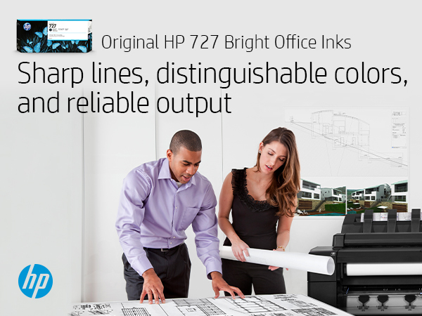 HP F9J78A/727 Ink cartridge yellow 300ml for HP DesignJet T 920/930