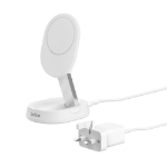 Belkin WIA008MYWH mobile device charger Headphones, Smartphone White AC Wireless charging Fast charging Indoor