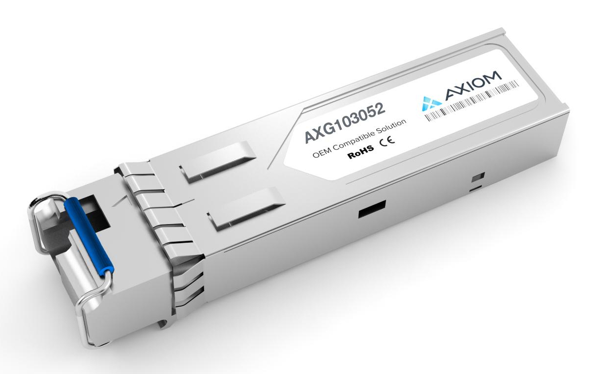 Axiom AXG103052 Compatible 1G SFP 20 km TAA Compliant Transceiver Axiom AXG103052 Compatible 1G SFP 20 km TAA Compliant Transceiver