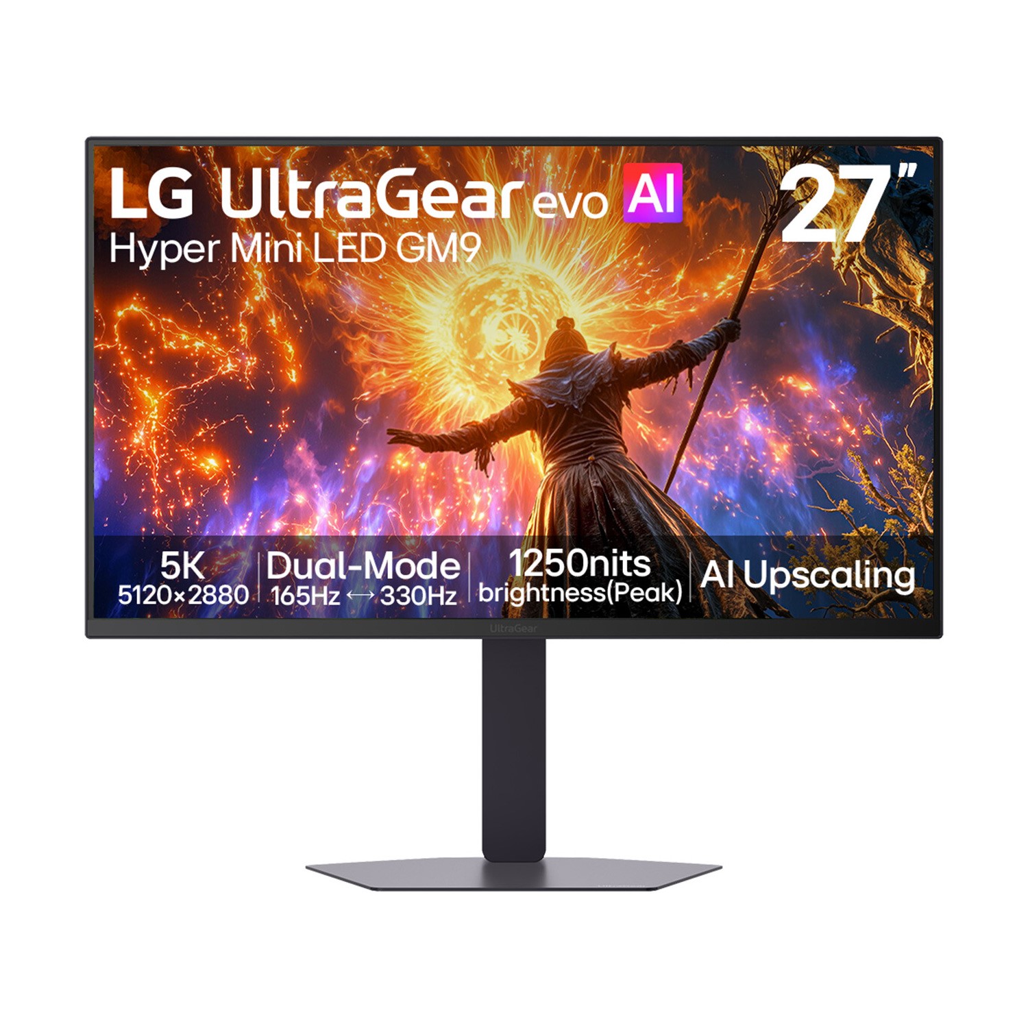 Lg Dark Ultragear Evo Gm9 27" Ips Hyper Mini Led Dual Mode 5K 165Hz Qh