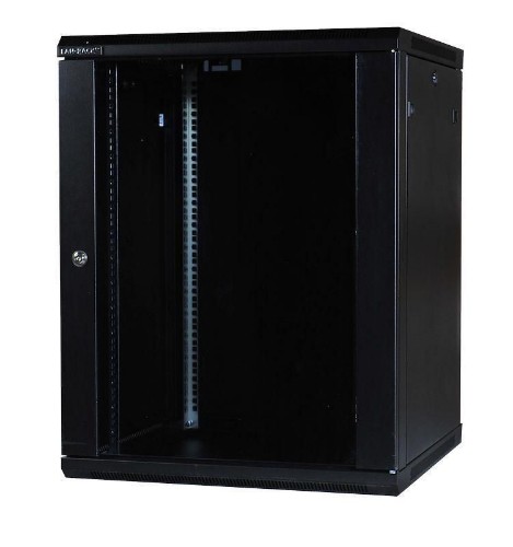Lanview LVR242055 rack cabinet 20U Wall mounted rack Black