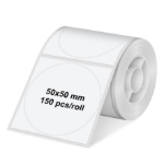 Olympia 6324 printer label White Self-adhesive printer label
