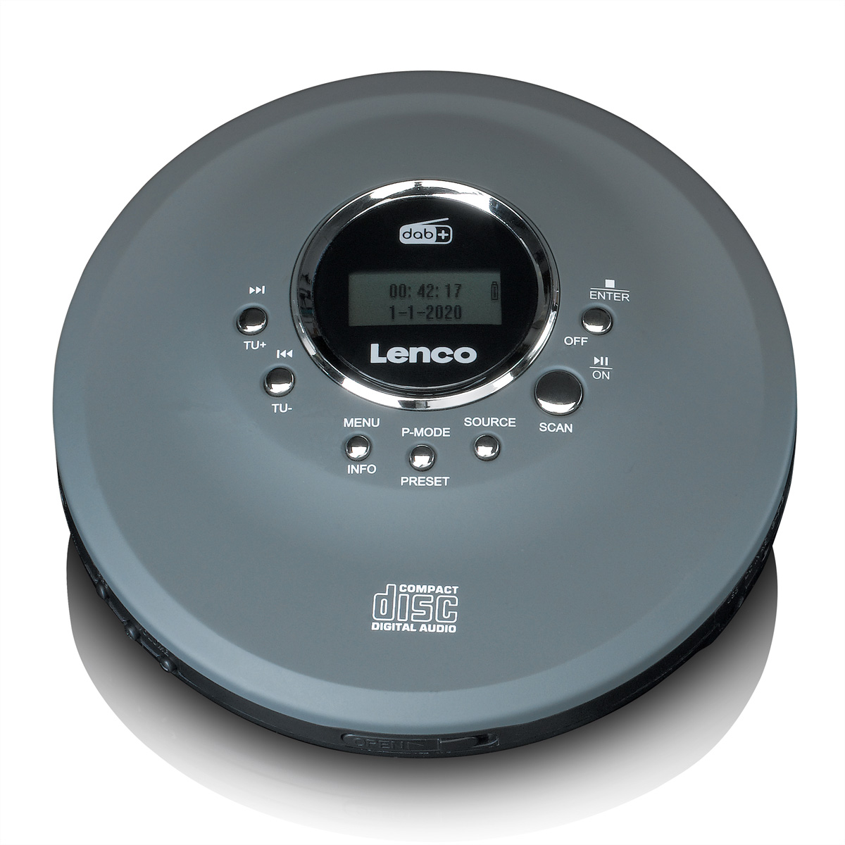 Image of Lenco MP3 Player CD-400GY Grau - MP3 Player - 0 GB