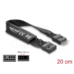 DeLOCK 86049 parallel cable Black 0.2 m