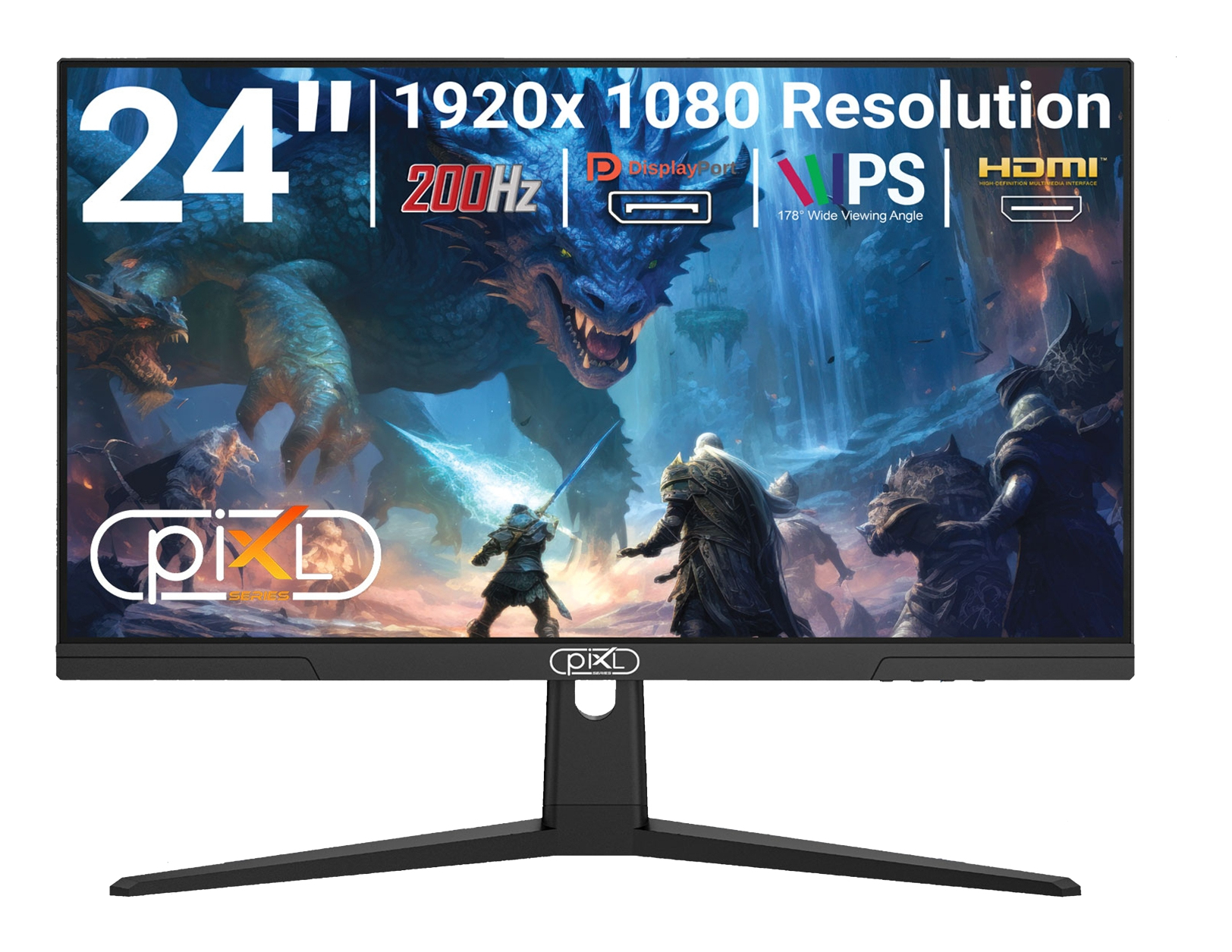 piXL X-Series GS24IDPHA 24.5 Inch Full HD IPS Gaming Monitor