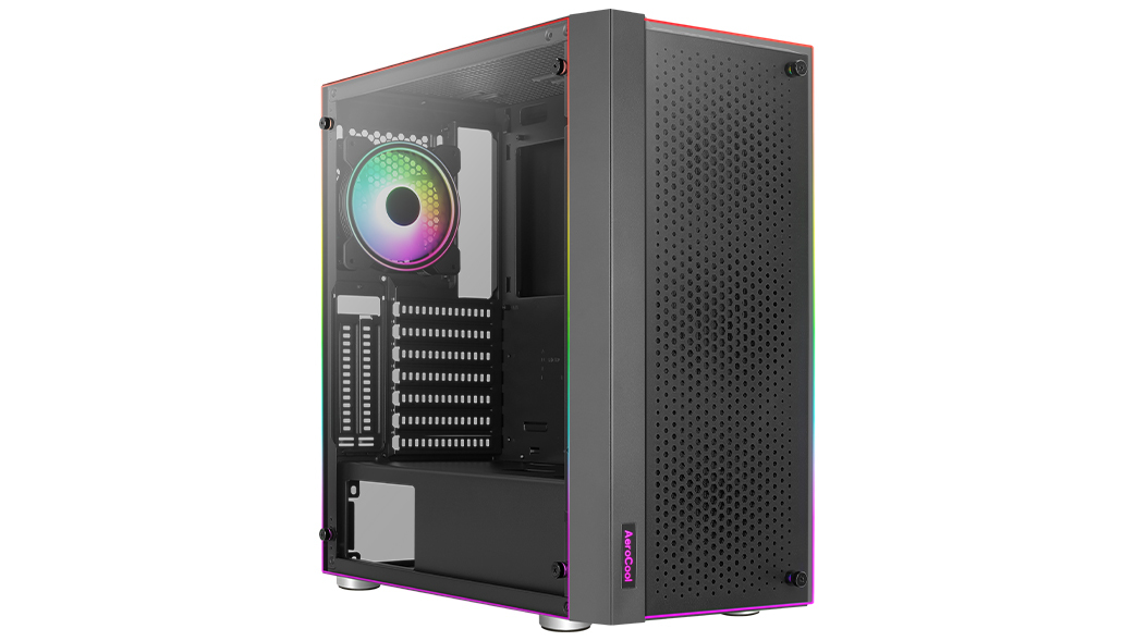 Image of Aerocool Skribble Midi Tower Black