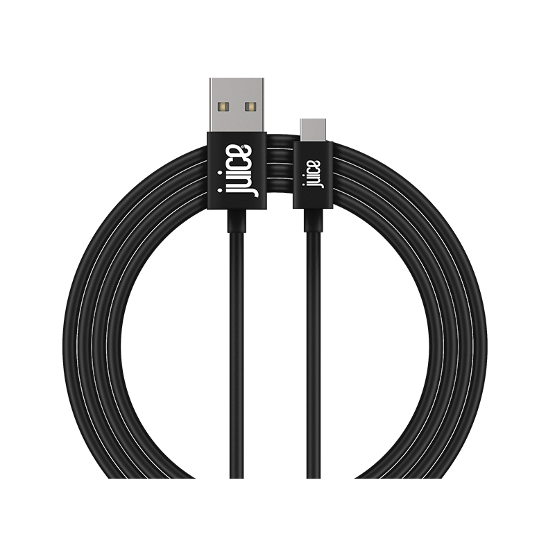 Juice Black Jui-Cable-Typec-Typec-1M-Rnd-Blk Usb Cable 2 M Usb 3.2 Gen 1 (3.