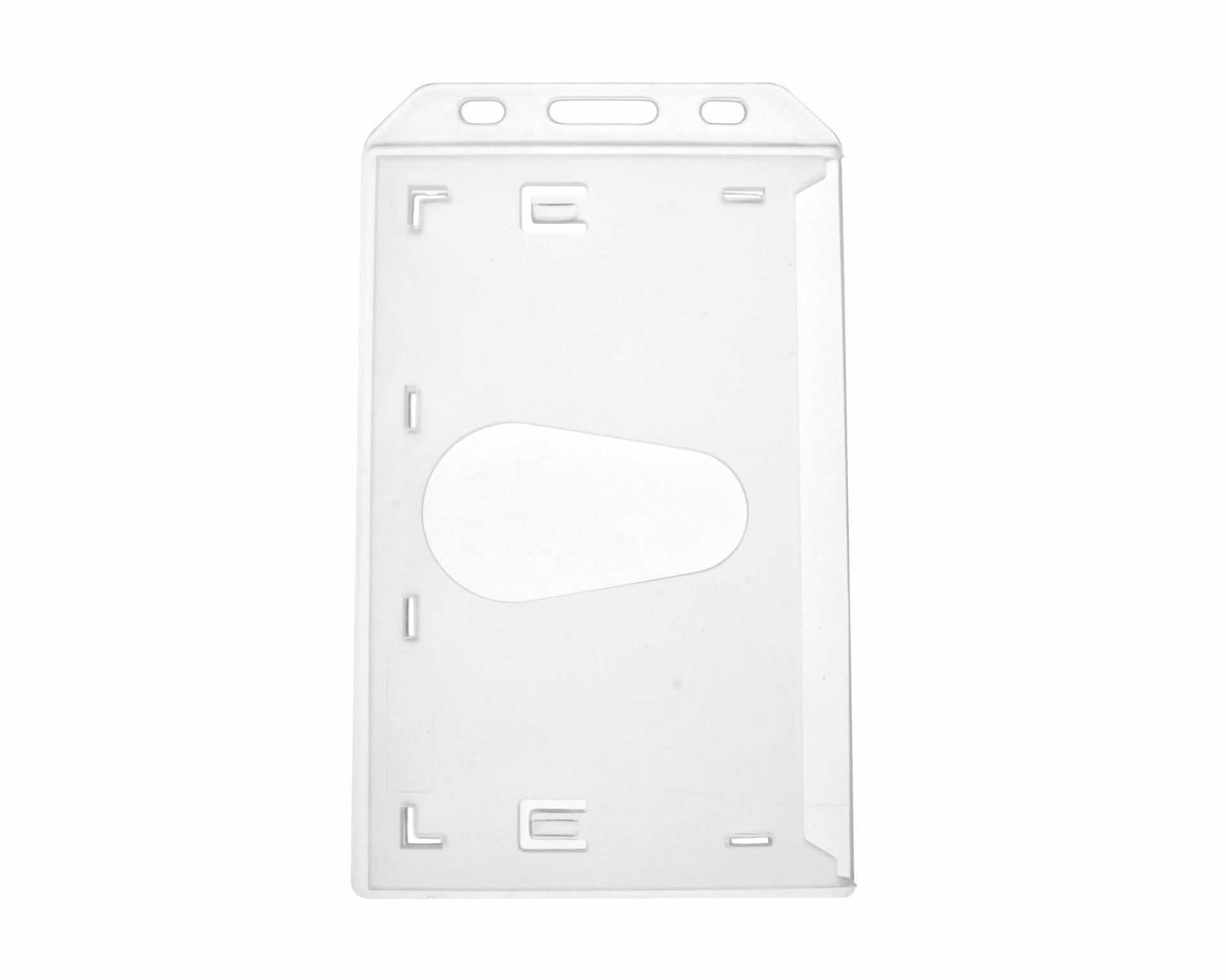 Image of Digital ID Clear Enclosed ID Card Holder - Portrait (Pack of 100)