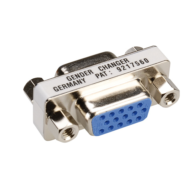 Image of ROLINE Mini Gender Changer, 15-pin HD F - F