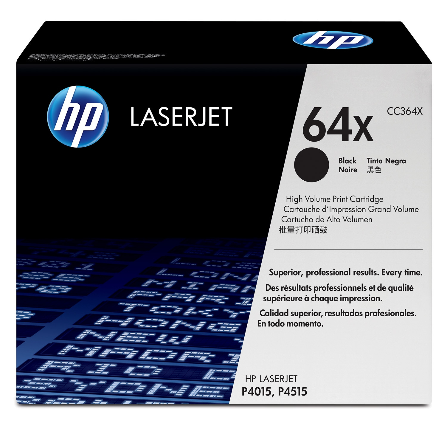HP CC364X/64X Toner cartridge black. 24K pages ISO/IEC 19752 for HP La