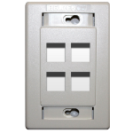 Belden AX101437 wall plate/switch cover White