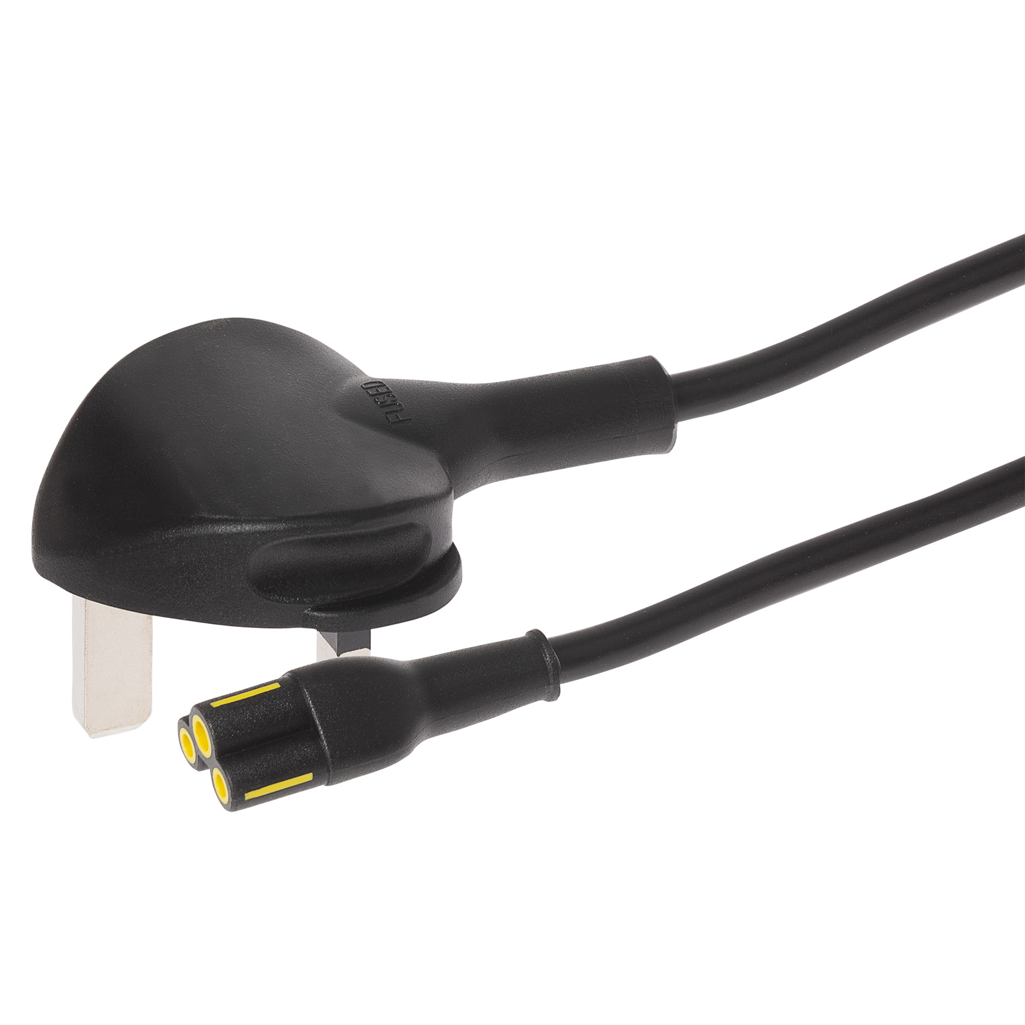 Maplin Power Lead IEC C5 Clover Leaf Plug Female to UK 3 Pin Plug 1m 5