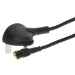 Maplin Power Lead IEC C5 Clover Leaf Plug Female to UK 3 Pin Plug 1m 5Amp fuse