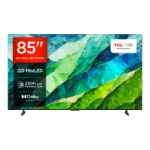 TCL 85C855K TV 2.16 m (85") 4K Ultra HD Smart TV Wi-Fi Black 3500 cd/m²