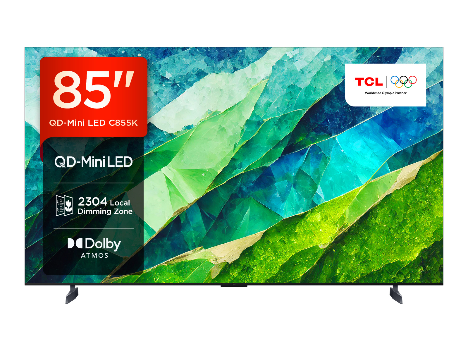 TCL 85C855K TV 2.16 m (85") 4K Ultra HD Smart TV Wi-Fi Black 3500 cd/m²