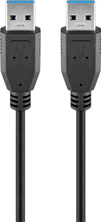 Image of Goobay USB 3.0 SuperSpeed Cable, Black
