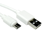 Cables Direct 15cm USB 2.0 A M -Micro BM-Wht