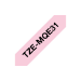 Brother TZE-MQE31 DirectLabel black on Pastell pink Laminat 12mm x 4m for Brother P-Touch TZ 3.5-36mm/6-12mm/6-18mm/6-24mm/6-36mm