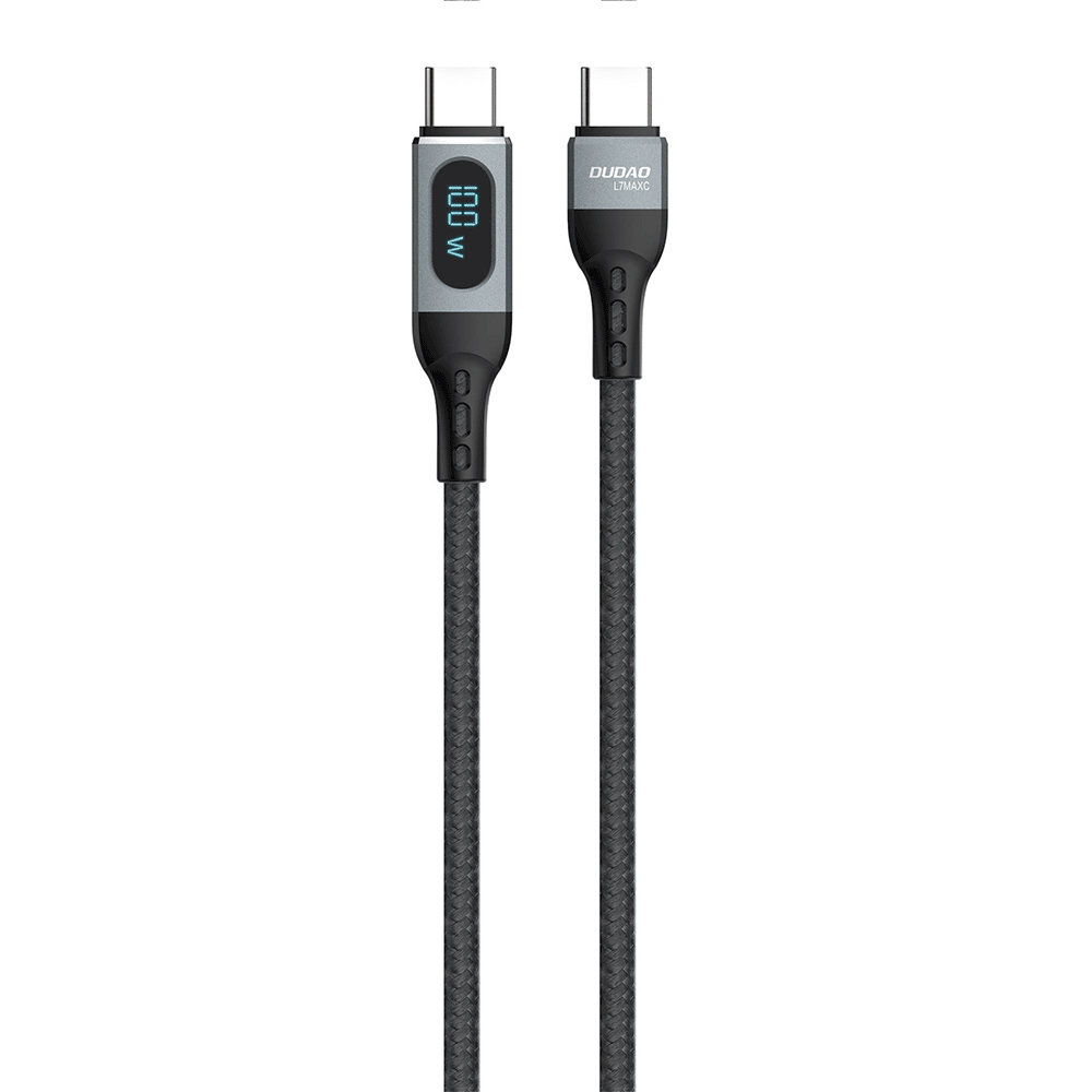 Image of DUDAO Kabel USB USB-C - Czarny 6973687243685 - Kabel USB cable 1 m...