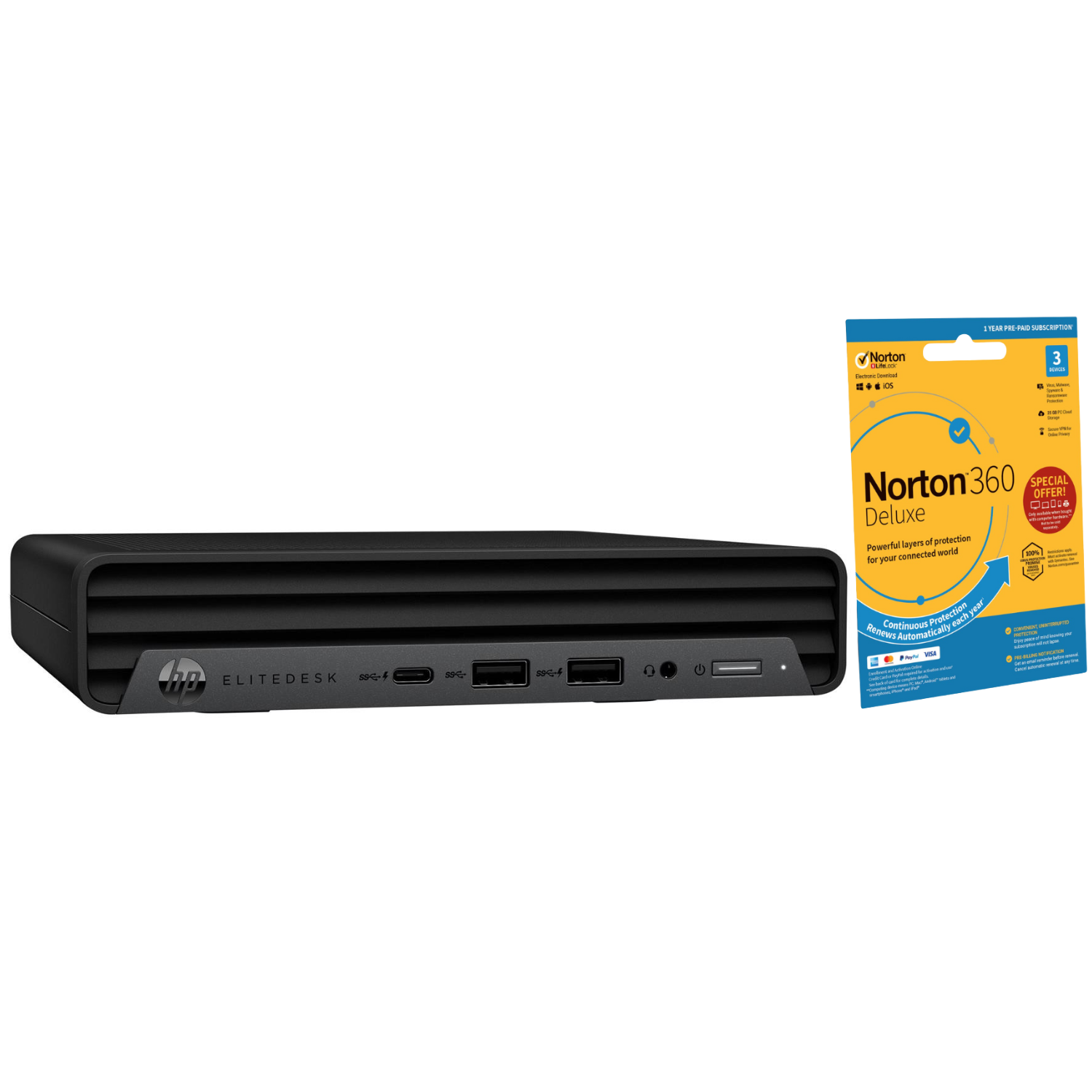 HP Refurbished HP EliteDesk 800 G6 Intel Core i7 10th gen 16GB RAM 256