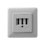 ZE Kommunikationstechnik TAE 2x6/6 NF/F UP outlet box White