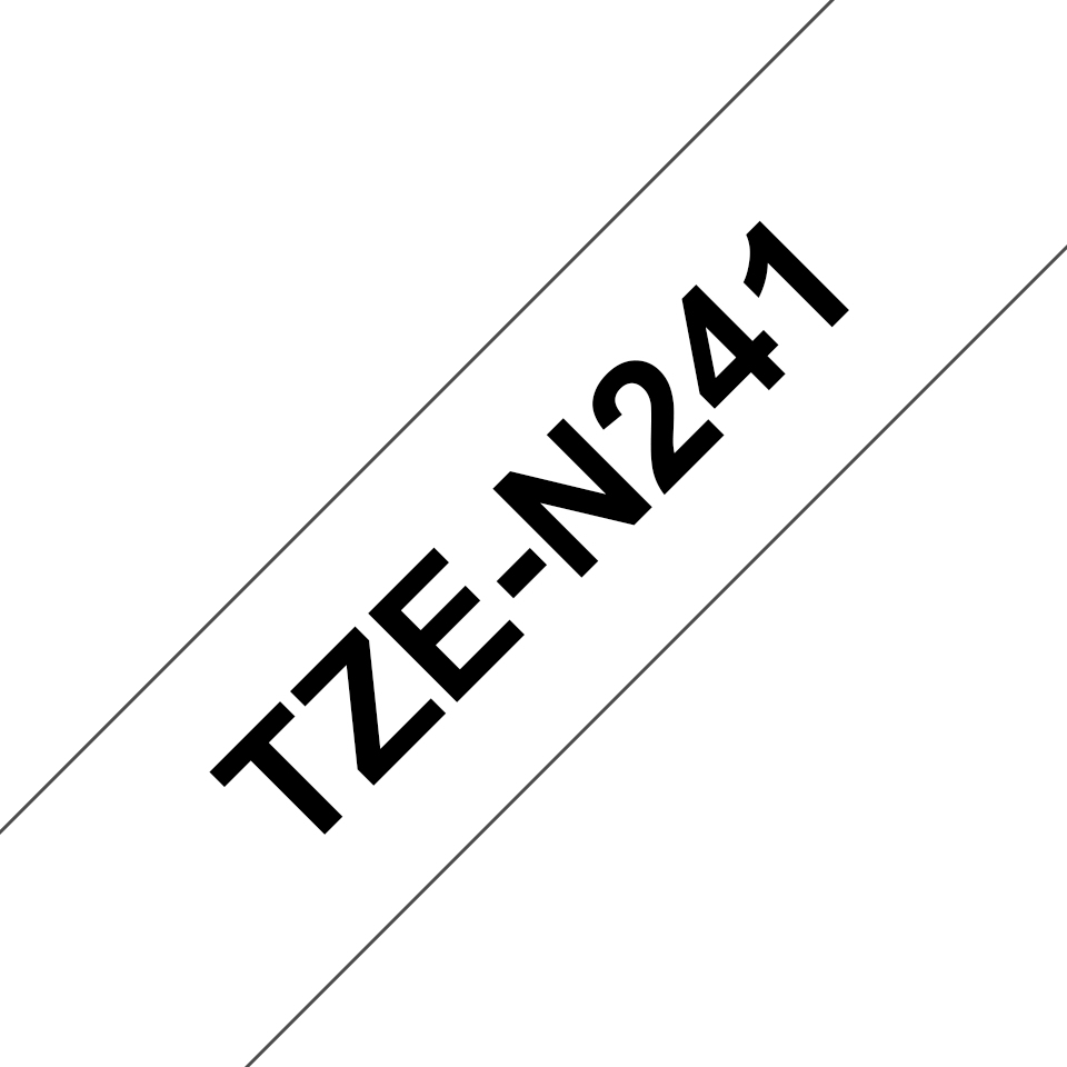 Brother TZE-N241 DirectLabel black on white 18mm x 8m for Brother P-To