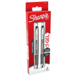 Sharpie 2134918 gel pen Retractable gel pen Medium Black 2 pc(s)