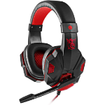 PC-LINK SY830 BLACK/RED USB GAMING HEADSET