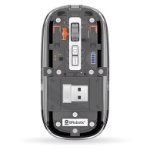 BRobotix 6000823 ratón Universal Ambidiestro USB Tipo C Óptico 1600 DPI
