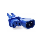 eNet Components C14C15-BL-6F-ENC power cable Blue 72" (1.83 m) C14 coupler C15 coupler