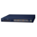 PLANET GS-4210-24P2S network switch Managed L2/L4 Gigabit Ethernet (10/100/1000) Power over Ethernet (PoE) 1U Blue