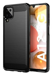 JLC Samsung A12 Brushed Silicone - Black