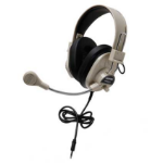 Ergoguys Califone 3066AVT Headphones Wired Head-band Black, White