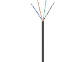 Microconnect 100m Cat5e networking cable Black U/UTP (UTP)