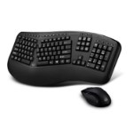 Adesso WKB-1500GB keyboard Mouse included Home/Office RF Wireless QWERTY UK International Black