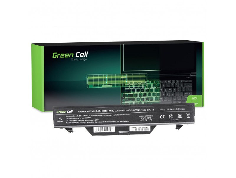 HP11 GREEN CELL Battery for HP Probook 4510, 4510s etc. 4400mAh, 11.1V